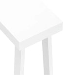 Plank+Beam Solid Wood Console Table, 46.25 Inch, Sofa Table, Narrow Entryway Table for Hallway, Behind The Couch, Living Room, Foyer, Easy Assembly, White by CozyNest Decor
