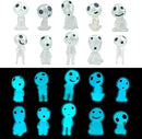 20Pcs Glow in Dark Statues Fairy Garden Accessories Outdoor Luminous Ghost Gnome Elves Miniature Decorations for Decor Plant Tree Patio Lawn Terrace Balcony Yard Micro Landscape Kit by GreenHaven Gardens