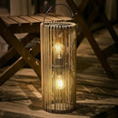 Solar Lanterns Outdoor Waterproof Hanging Rattan Weaving Solar Garden Lanterns Solar Powered with Handle,Decorative Retro Rattan Lights for Garden / Yard / Patio / Porch. by GreenHaven Gardens