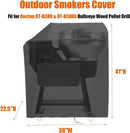 Grill Cover for Recteq RT-B380 & RT-B380X Bullseye Deluxe, Waterproof Outdoor Covers for Electric Pellet Smoker Grill, BBQ - 22.5" D x 38" W x 41" H by GreenHaven Gardens