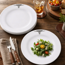 Longhorn Melamine Lunch Plates - Set of 4 by Arthur Court Designs