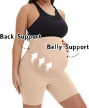 Seamless Maternity Shapewear, Prevent Thigh Chaffing, Pregnancy Belly Support, S-5XL by TinyTreasures Baby Boutique