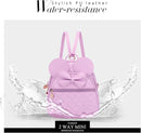 KL928 Girls Bowknot Polka Dot Cute Mini Backpack Small Daypacks Convertible Shoulder Bag Purse for Women by TinyTreasures Baby Boutique