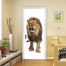 3D Peel & Stick Murals - Lion - Wallpaper, Self-Adhesive, Removable PVC, Waterproof - 37.4 x 78.7 inch for Bedroom & Living Room Decoration by GreenHaven Gardens