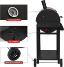 Royal Gourmet CC1830T 30-Inch Barrel Charcoal Grill with Warming Rack & Front Storage Basket, Outdoor BBQ Grill with 627 sq. in. Grilling Area for Backyard Barbecue Cooking Party, Black by GreenHaven Gardens