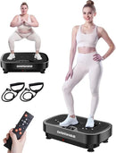 Vibration Plate Exercise Machine for Lymphatic Drainage, 2025 Advanced Triple Motors Vibrating Equipment for Weight Loss, Whole Body Workout with Magnetic Acupoints, Gym Home Shake Board for Fitness by CozyNest Decor
