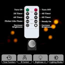 Metaku Flameless Flickering Candles Battery Operated LED Candles Set of 9 Ivory with Remote & Timer for Halloween, Christmas, Bedroom, Home, Wedding, Birthday Decoration D2.2'' x H4''5''6'' by GreenHaven Gardens