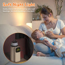 Portable Bottle Warmer with Night Light On The Go Baby Milk Warmer Milk Formula Warmer for Home Travel with 6 Heating Levels by GBruno Store