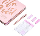 Votum August 2025 to January 2027 Large Back to School Academic Planner- Daily, Weekly & Monthly Organizer with Pens, Stickers, Sticky Notes, and a Sturdy Cover - Life is Good by TinyTreasures Baby Boutique