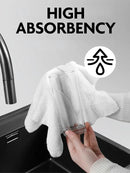 Fantasticlean Microfiber Cleaning Cloth Roll -90 Pack, Tear Away Microfiber Towels, 12" x 12", Reusable, Washable, Scratch Free, Ultra Absorbent Dish Rags for Car, Home, Garage or Shop (White) by CozyNest Decor