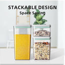Food Storage Containers with Lids Airtight- 3Pcs BPA-Free Kitchen and Pantry Organization Pop Containers, Leakproof Stackable Kitchen Storage Containers for Cereal, Flour, Sugar (0.5, 1.2, 1.8 QT) by TinyTreasures Baby Boutique