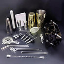 22-Piece Cocktail Shaker Set, 25/20oz Bartender Kit, Bartending Stainless Steel Bar Tools Sets for Drink Mixing, Boston Cocktail Shakers with Stand Recipes Booklet (Rose Copper-25-20oz) by CozyNest Decor