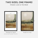 Homeforia 14x22 Frame Black Wood, High End Oak 14x22 Picture Frames with Mat 12x16 Photo, 14 x 22 Wooden Poster Frame Matted to 12 by 16 Print, 22x14 Hanging Frames, Tempered Glass, Wall Kit, Set of 1 by CozyNest Decor