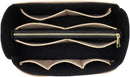 LEXSION Felt Purse Bag Organizer Insert with zipper Bag Tote Shaper Fit Speedy Neverful PM MM