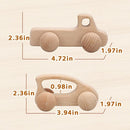 TOY Life Wooden Toys Cars, Montessori Toys for Babies 0-6-12 Months, Rattle Toy Cars for Toddlers 1-3, Christmas Wooden Baby Toys Gift 1 Year Old, Baby Boy Nursery Decor, 1 Year Old Boy Birthday Gift by TinyTreasures Baby Boutique
