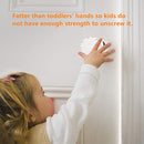 Door Knob Safety Cover, 4 Pack Baby Safety Door Handle Cover, Screw Thread Design, Reusable, Reliable Solution to Prevent Kids from Popping Off The Covers by TinyTreasures Baby Boutique