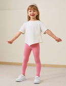 Toddler Girls Leggings 2-Pack Bamboo Viscose Little Girls Casual Stretch Pants by TinyTreasures Baby Boutique