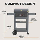 Current® Model G Griddle, Smart Electric Outdoor Flat Top BBQ Grill with 200°F to 600°F Range for Searing & Roasting, Digital Precision, Apartment-Friendly & Weather-Resistant by GreenHaven Gardens