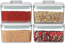 Pop Containers with Lids - Stackable Airtight Food Storage Kitchen Pantry Storage Containers for Snacks Candy Salt Herbs Spices BPA-Free (520ml*4) by TinyTreasures Baby Boutique