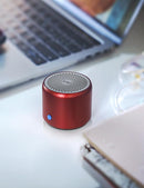 EWA Travel Case Packed, A106 Pro Portable Bluetooth Speaker with Custom Bass Radiator, Brief Design, IP67 Waterproof, Perfect Mini Speaker for Shower, Room, Bike, Car (Red) by TinyTreasures Baby Boutique