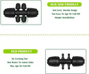 13 Pcs Drip Irrigation Fittings for 1/2 Inch Tubing (1/2" ID x 0.65" OD) to 1/4 Inch Irrigation Tubing, Locked Barbed 1/2" to 1/4" Reducing Tee Connector Drip Line Parts by GreenHaven Gardens