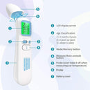 GoodBaby Touchless Thermometer for Adults,Forehead and Ear LCD Display Thermometer for Fever,Infrared Magnetic Thermometer for Baby Kids Surface and Room by TinyTreasures Baby Boutique