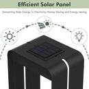 Grand patio Solar Outdoor Power Wall Sconce Shelf Planter, Waterproof Decor LED Wall Light Lamp with Woodgrain for Patio, Porch, Solar Energy, Black(S-Rectangle) by GreenHaven Gardens