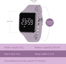 Kids Watches for Girls Boys Digital Sport Watch with Step Counter Pedometer Vibration Alarm Clock, No App Waterproof Fitness Tracker Kids Watch Boys Girls Teens Students Ages 5-16 by TinyTreasures Baby Boutique