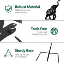 Solar Elephant Garden Stakes Outdoor Solar Decor Metal Elephant Holding Solar Animal Lantern Decorative Garden Metal Animal Stakes Outdoor Elephant Silhouette Stakes by GreenHaven Gardens