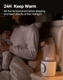 LAREX Bottle Warmer, Fast Baby Bottle Warmer for Breastmilk and Formula, with Timer and Accurate Temp Control, 8 in 1 Baby Milk Warmer BPA Free with Digital Display, Bottle Warmers for All Bottles by TinyTreasures Baby Boutique