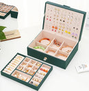 Womens Earring Jewelry Box for Girls Jewelry Earring Organizer Box Earring Holder Organizer for Girls Jewelry Organizer Earring Boxes for Women Girls Stud Earring Organizer Jewelry Box Green by TinyTreasures Baby Boutique