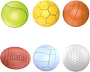 Baby Sensory Balls, Soft Rubber Balls for Toddlers 1-3, Montessori Sensory Bath Toys 6 to 12 Months, Kids Soccer Ball, Sport & Outdoors Baby Ball, 6 Rubber Soft Toys for Kids by TinyTreasures Baby Boutique