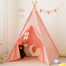 Teepee Tent for Kids-Portable Children Play Tent Indoor Outdoor (Pink) by TinyTreasures Baby Boutique