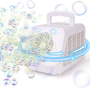 Automatic Rotating Bubble Machine 12 Holes Bubble Blower Plugin or Battery Operated Portable Bubble Maker 20000+ Big Bubbles Per Minute Bubbles for Outdoor Wedding Birthday Easter Party by TinyTreasures Baby Boutique