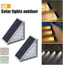 Solar Stair Lights Outdoor, 12 Pack Outdoor Solar Lights Waterproof IP67, Solar Step Lights for Outside, Patio, Decor, Yard, Garden, Front Door, Porch (Cool White) by GreenHaven Gardens