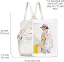 KL928 Girls Bowknot Polka Dot Cute Mini Backpack Small Daypacks Convertible Shoulder Bag Purse for Women by TinyTreasures Baby Boutique
