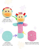 Wrist Rattles Foot Finder Rattle Sock Baby Toy, Rattle Toy, Arm Hand Bracelet Rattle, Feet Leg Ankle Socks, Activity Rattle Present Gift for Newborn Infant Babies Boy Girl Bebe (5 pcs-I) by TinyTreasures Baby Boutique