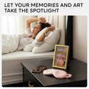 Homeforia 4x6 Picture Frame Gold, High End Metal 4 x 6 Gold Frames with Mat 3 x 5 for Print, 4by6 Desk Frame Matted to 3x5 inch Photo, 4 by 6 Wall or Tabletop Frame, Tempered Glass, Wall Kit, Set of 1 by CozyNest Decor