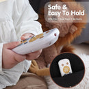 Nueplay Baby TV Remote Control Toy with Light and Sound, Toddler Realistic Controller with 3 Languages, Early Educational Learning Musical Toys, Preschool Infant Boys Girls 6, 12, 18 Months, White by TinyTreasures Baby Boutique