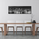 Wieco Art New York Manhattan Night View in Black and White Giclee Canvas Prints Modern Stretched and Framed Art work Cityscape Pictures Paintings on Canvas Wall Art for Bedroom Home Decorations by CozyNest Decor