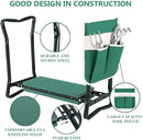 Garden Kneeler and Seat Stool Heavy Duty Garden Folding Bench with Large Tool Pocket and Soft EVA Kneeling Pad for Gardening Lovers by GreenHaven Gardens