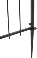VINGLI Garden Arbor, Arch Archway for Wedding Ceremony Party, Steel Garden Trellis for Plant Climbing, Christmas Decorations Pergola for Backyard, Lawn (Black) by GreenHaven Gardens