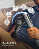 RENPHO Massage Gun with Adjustable Angles and Extension Handle, Handheld Percussion Muscle Massager Deep Tissue with Portable Carry Case for Men Women, Extend 2 by CozyNest Decor