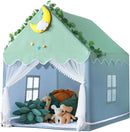 Wilwolfer Kid Tent with Mat, Star Lights - Kids Play Tents for Toddlers Kids Tents Indoor Playhouse - Princess Tent for Girls Toy House Gift (Green with Mesh) by TinyTreasures Baby Boutique