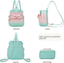 KL928 Girls Bowknot Polka Dot Cute Mini Backpack Small Daypacks Convertible Shoulder Bag Purse for Women by TinyTreasures Baby Boutique