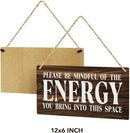 Inspirational Zen Wall Art, Positive Affirmations Wall Decor, Meditation Room Decor Spa Decor Spiritual Wall Art Decor Hanging Sign Wood Plaque Block for Home Office Bathroom Bedroom by CozyNest Decor