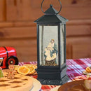 Eldnacele Battery Operated Plug-in Musical Lighted Christmas Water Snowing Glittering Snow Globe Lantern with Timer Christians Nativity Lantern Decor, Holy Family by CozyNest Decor