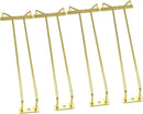 14-Inch Gold Wine Glass Rack, Under Cabinet Wine Glass Holder Stainless Steel Stemware Rack - Hanging Stemware Holder for Cabinet Kitchen Bar, Set of 4 by CozyNest Decor
