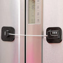 YEYA Upgraded Refrigerator Door Lock with Combination for Adults, Lock for Fridge, Freezer, File Cabinets, Desk Drawers, Locker, Child Safety Latch, Easy Install No Drlling 2 Pack by TinyTreasures Baby Boutique