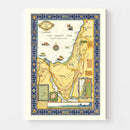 Vintage Map of the Holy Land 1928